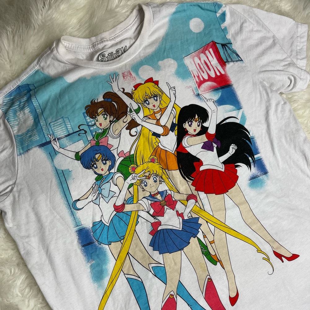 Sailor Moon anime graphic tee size XL